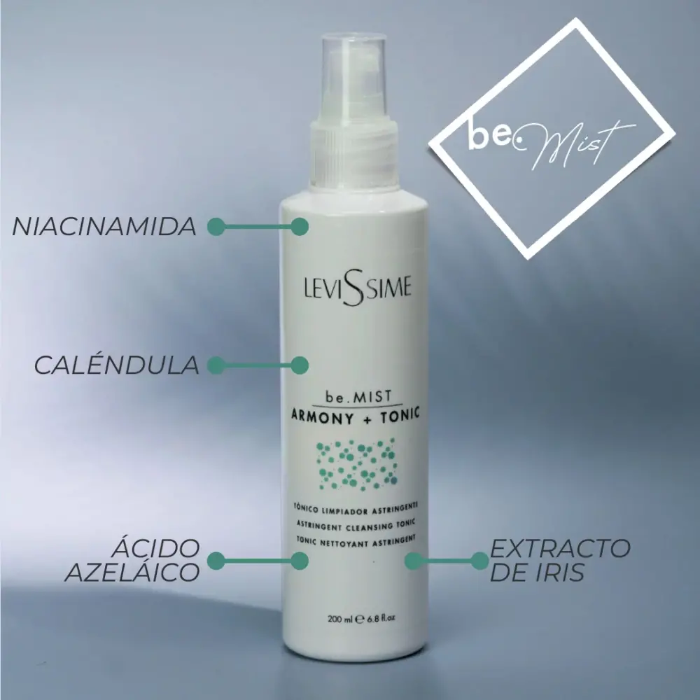 Levissime be.MIST ARMONY+ Reinigingstonic voor Vette Huid 200ml - 3 - Professionele cosmetica