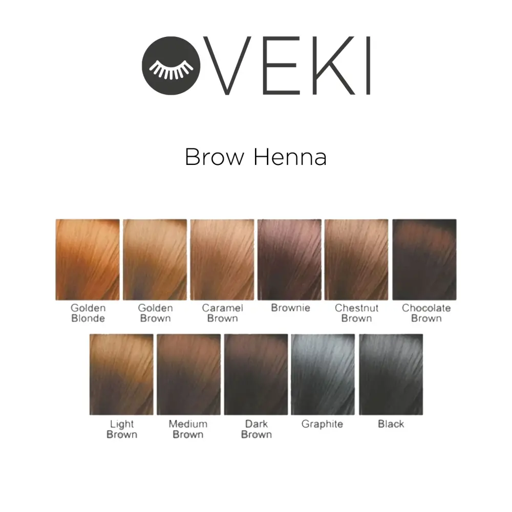 VEKI Henna en para cejas Castaño Claro 10g - 2 - Henna para las cejas