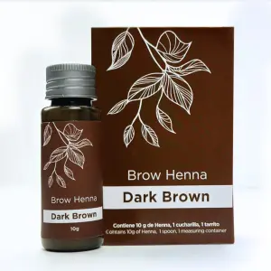 VEKI Henna para cejas Marrón Oscuro 10g - 1 - Henna para las cejas