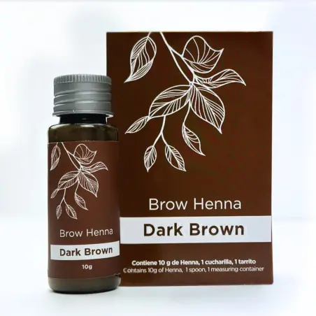 VEKI Henna para cejas Marrón Oscuro 10g - 1 - Henna para las cejas