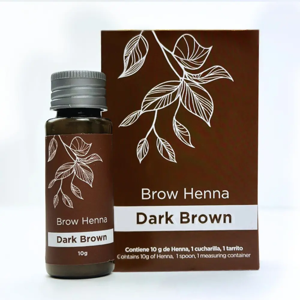VEKI Henna para cejas Marrón Oscuro 10g - 1 - Henna para las cejas