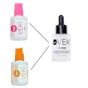 VEKI Desengrasante y Primer para extensiones de pestañas - 1 - Pegamentos para extensiones de pestañas