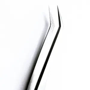 VEKI Pinza Mega Volumen Bent para extensiones de pestañas - 1 - Pinzas para pestañas