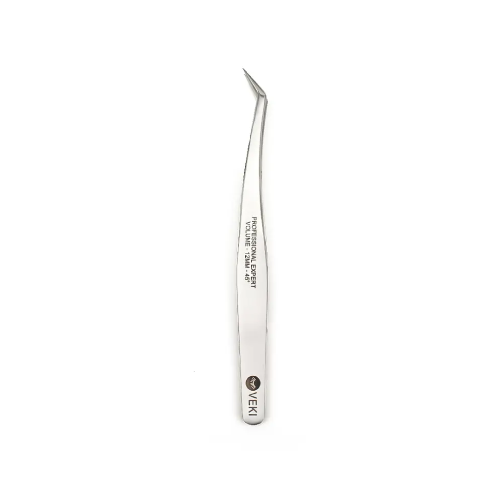 VEKI Pinça Mega Volume Bent para Extensões de Cílios - 1 - Pinças para extensões de pestanas