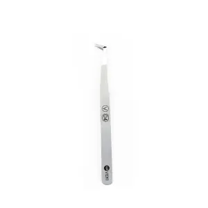 VEKI Pinza L 75° Volumen Expert V04 para extensiones de pestañas - 1 - Pinzas para pestañas