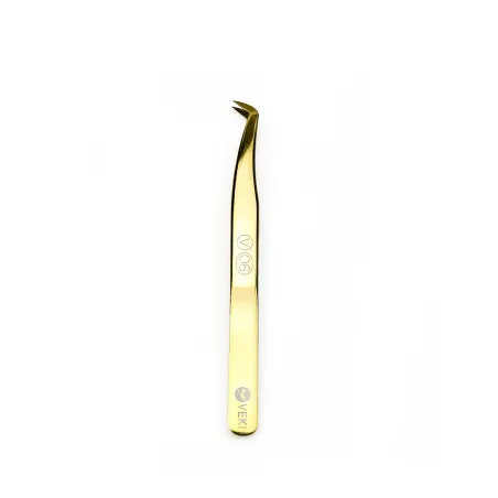VEKI Pincettes à Extensions de Cils V06 avec Pointe en Nano Fibre - 1 - Pinces pour extensions de cils