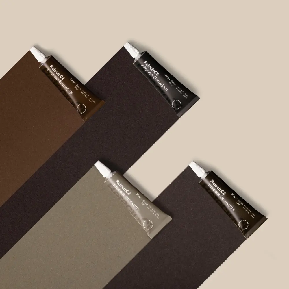 RefectoCil Intense Brow[N]s Geelipohja Tuhkanruskea 15 ml - 2 - Kulmakarvojen väri RefectoCil Intense Brow[n]s