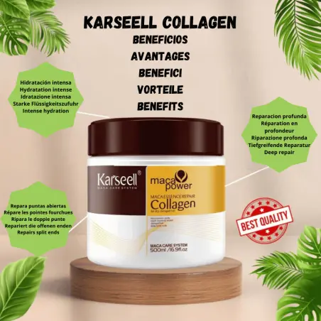 Karseell Maska do Włosów Maca Kolagen 500ml - 7 - Profesjonalna kosmetyka