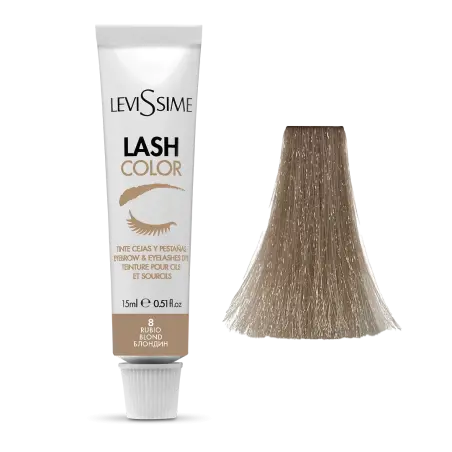 Levissime Skropstu krāsa 8 Blondīne 15ml - 1 - Uzacu krāsa Levissime