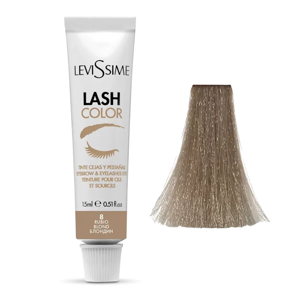 Levissime Lash Color 8 Rubio 15ml - 1 - Tinte de cejas Levissime