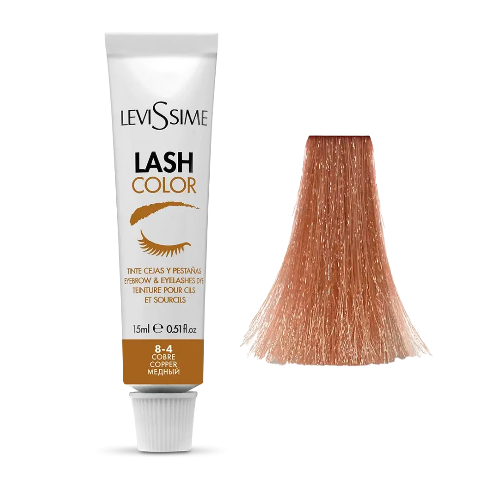Levissime Lash Color 8-4 Χαλκός 15ml - 1 - Βαφή φρυδιών Levissime
