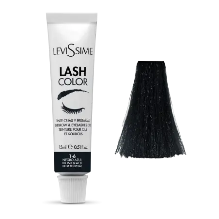 Levissime Lash Color 1-6 Црно Сино 15ml - 1 - Боја за веѓи Levissime