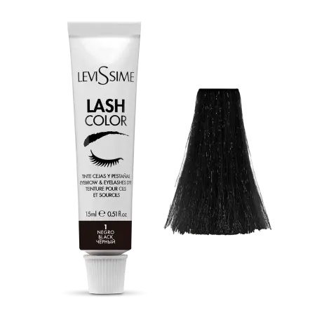 Levissime Lash Color 1 Black 15ml - 1 - Levissime eyebrow dye