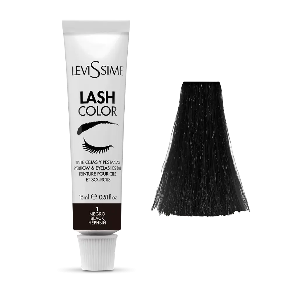 Levissime Lash Color 1 Schwarz 15ml - 1 - Levissime Augenbrauenfarbe