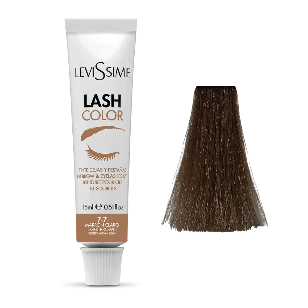 Levissime Lash Color 7-7 Lys Brun 15ml - 1 - Øyenbrynsfarge Levissime
