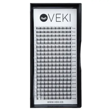 VEKI Volume 6D Pestanas pré-montadas - 2 - Leques de volume pré-montados