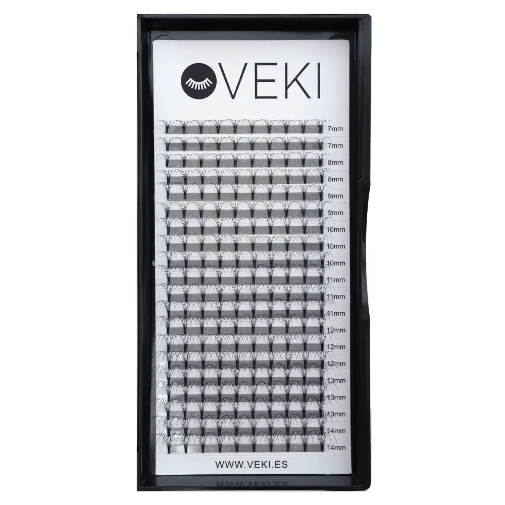 VEKI 6D Волуменски Веѓи Претходно Подготвени - 2 - Предмонтирани вентилатори за волумен