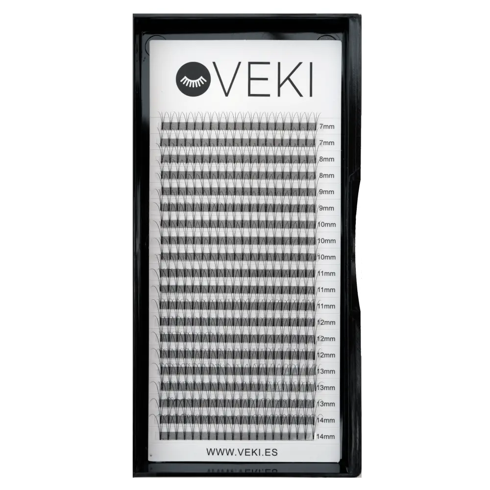 VEKI 3D Előre elkészített volumen szempillák - 1 - Előre elkészített volumen legyezők