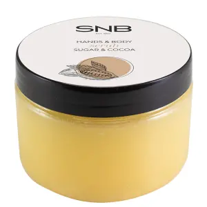 SNB Exfoliante de Azúcar con Cacao y Aceites Vegetales 300ml - 1 - Cuidado de manos y pies