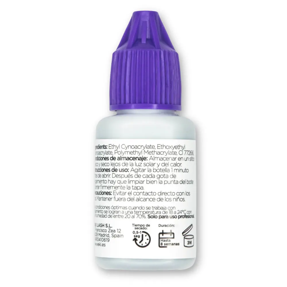 VEKI Pegamento para extensiones de pestañas Premium 5ml - 2 - Pegamentos para extensiones de pestañas