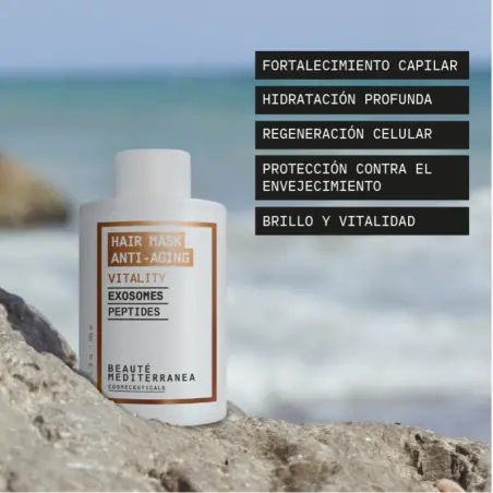 Beauté Mediterrânea Máscara Vitality com Exossomos e Peptídeos 200ml - 3 - Cabelo