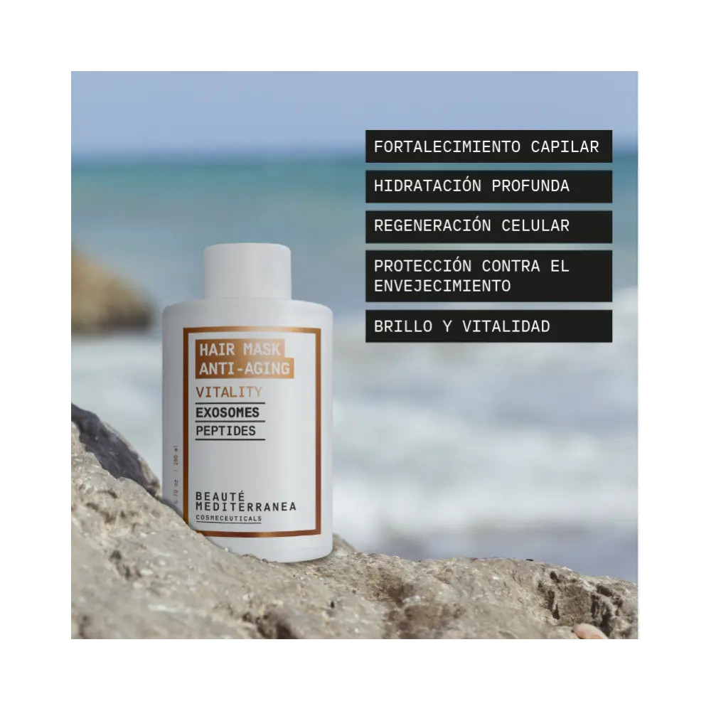 Beauté Mediterránea Μάσκα Vitality με Εξοσώματα και Πεπτίδια 200ml - 3 - Τριχοειδής