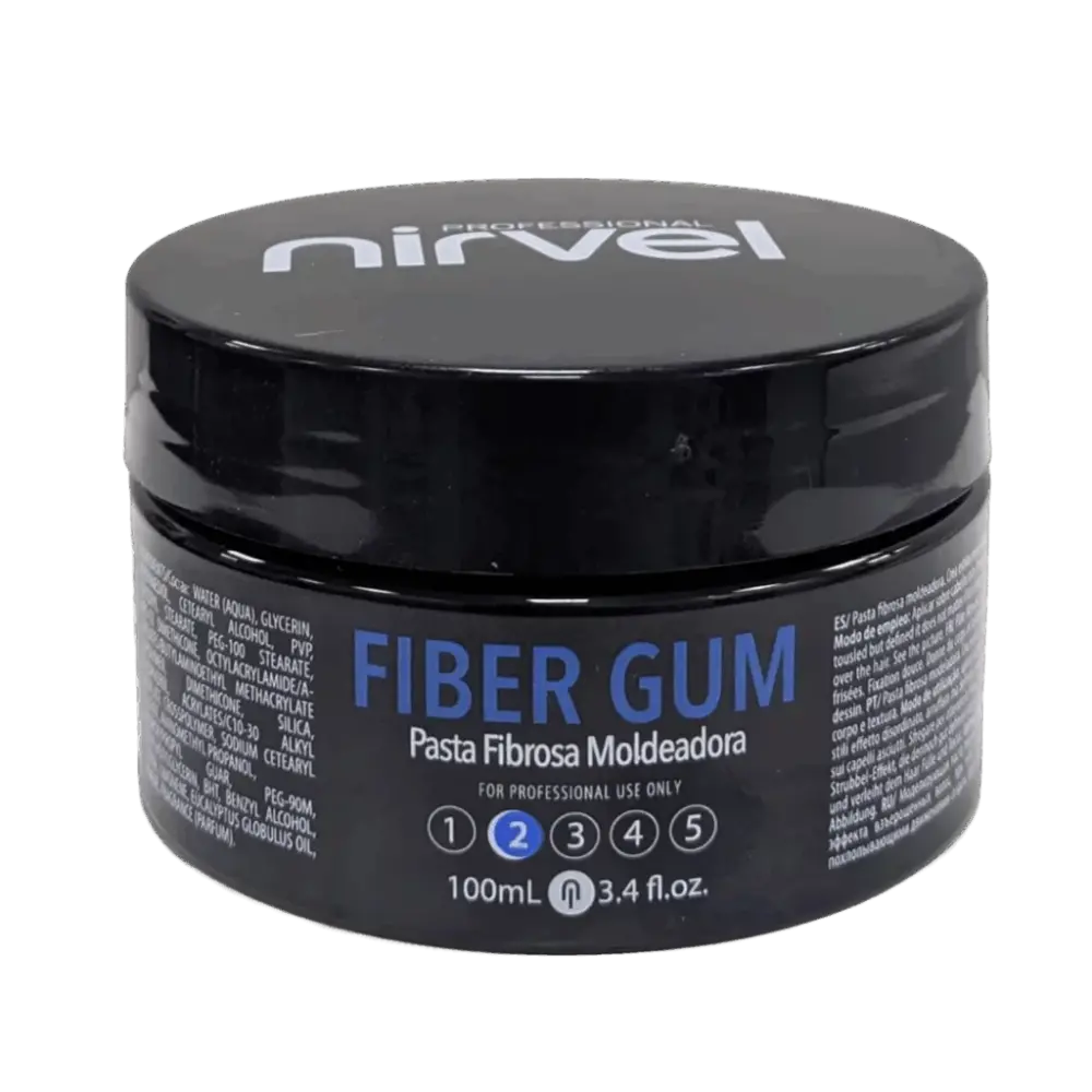 Nirvel Fiber Gum Plaukus Formuojanti Pluoštinė Pasta 100 ml - 1 - Profesionali kosmetika
