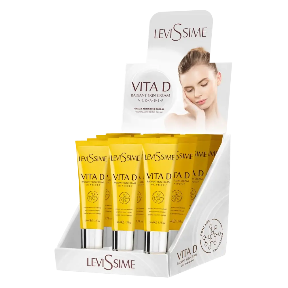 Levissime Vita D Radiant Skin Cream – Global Anti-Aging Cream 50ml - 3 - Professionell kosmetika
