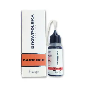 Brow Polska Henna para Labios Color Rojo Oscuro 10ml - 1 - Henna para Labios
