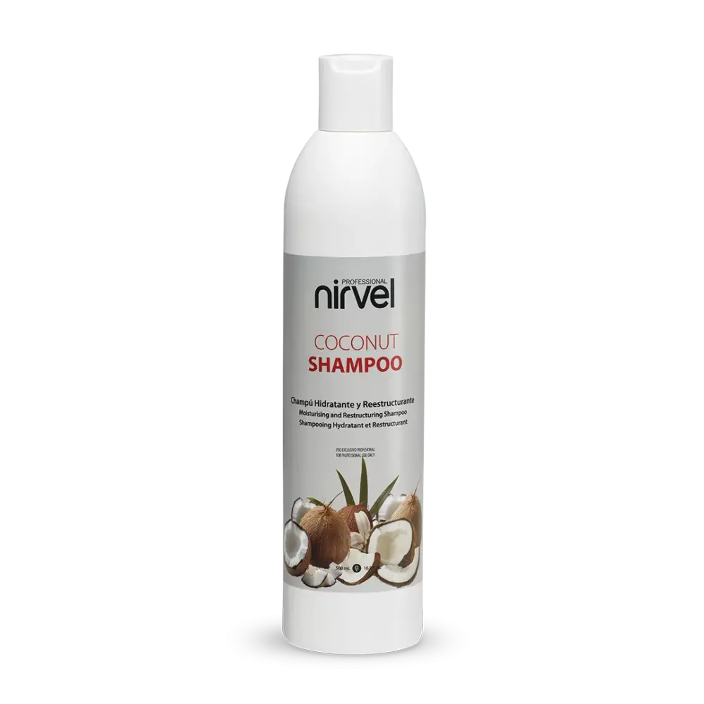 Nirvel Coconut Shampoo - Champú Hidratante y Reestructurante 500ml - 1 - Cosmética profesional