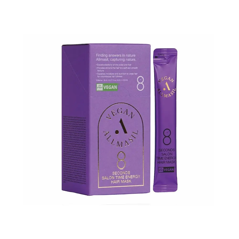 Allmasil 8 Seconds Time Energy Μάσκα Ενέργειας Βίγκαν - 1 - Allmasil