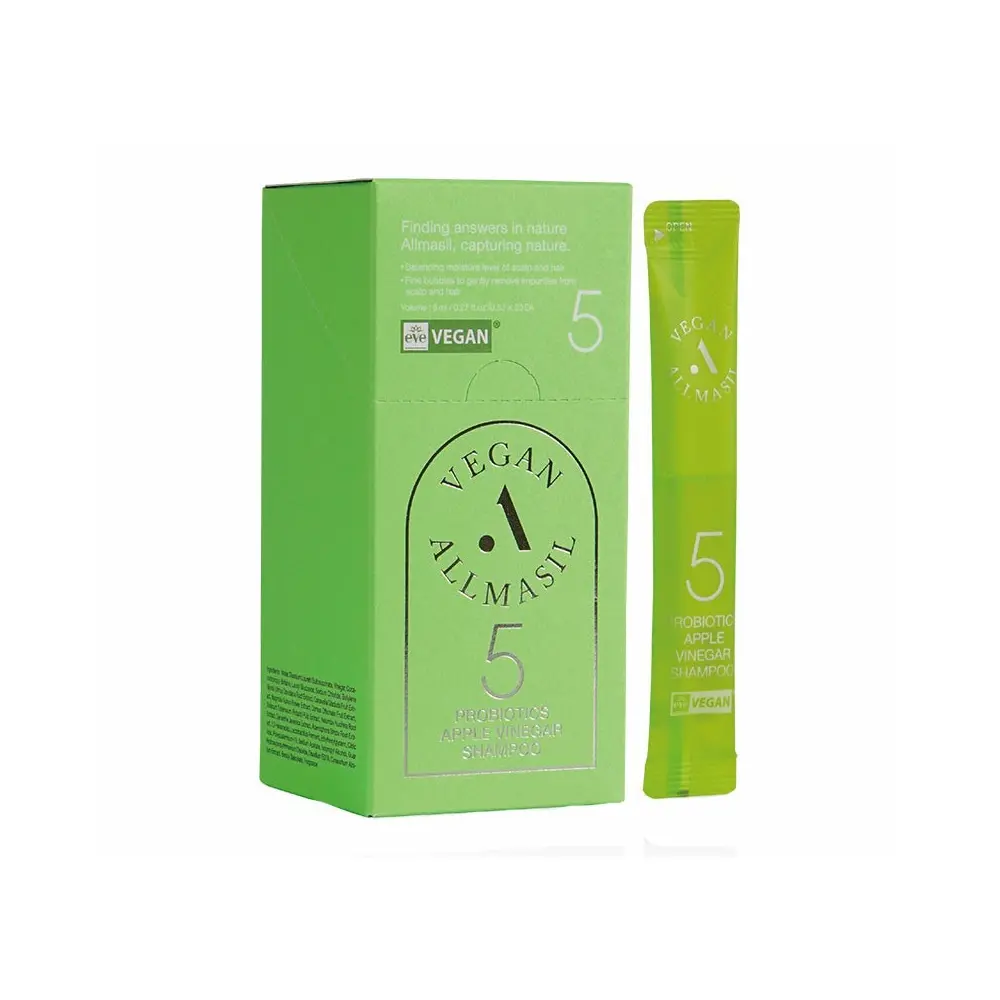 Allmasil Probióticos Vinagre de Maçã Shampoo Vegano - 1 - Allmasil