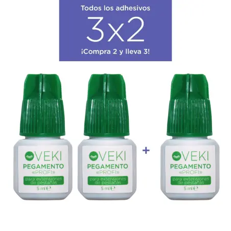 VEKI Colla per Extension Ciglia Profi 5ml - Offerta 3x2 - 1 - Colle per extension ciglia