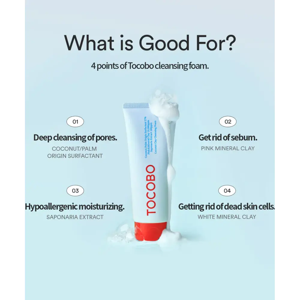 Tocobo Coconut Clay Mousse Nettoyante Végane 150ml - 8 - TOCOBO