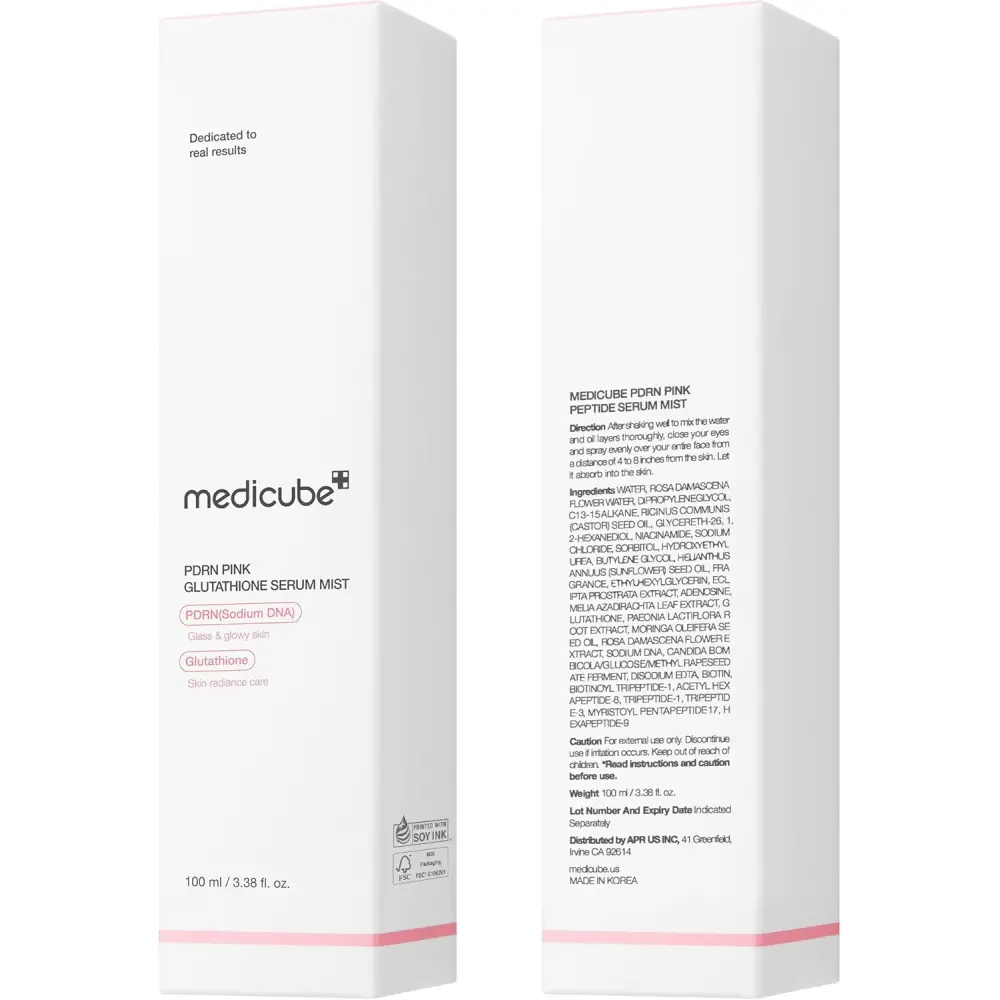 Medicube PDRN Pink Glutathione Serum Mist - Ansiktsspray 100ml - 5 - Medicube