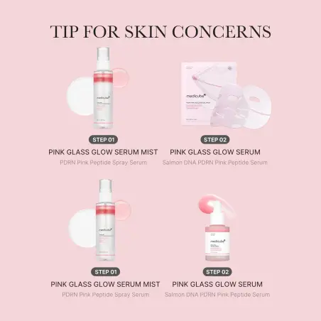 Medicube PDRN Pink Glutathione Serum Mist - Ansiktsspray 100ml - 3 - Medicube