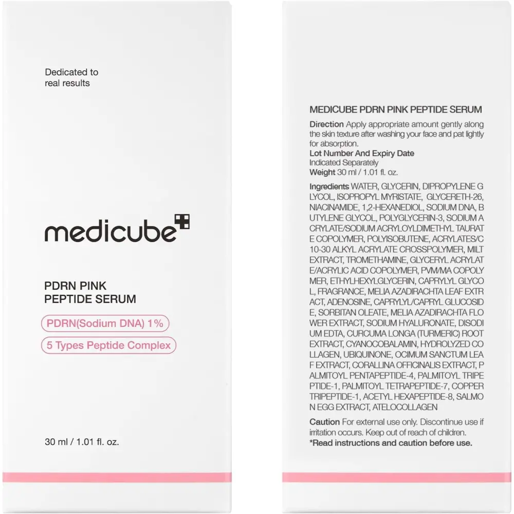 Medicube PDRN Pink Peptide Siero Rassodante 30ml - 2 - Medicube