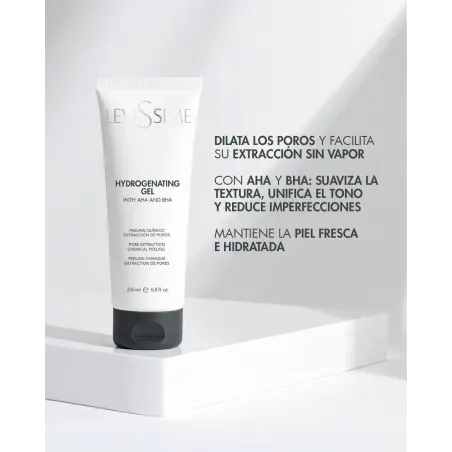 Levissime Gel de hidrogenare - Exfoliant extractant de pori 200ml - 2 - Cosmetică profesională