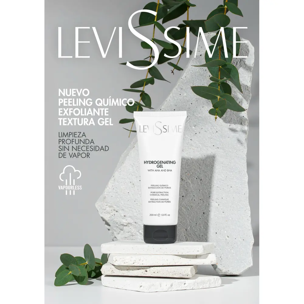 Levissime Gel Υδρογόνωσης - Απολεπιστικό εκχύλισμα πόρων 200ml - 3 - Επαγγελματική καλλυντική