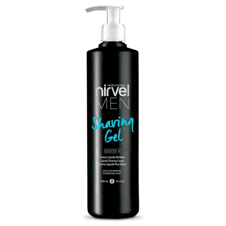 Nirvel Barber Shaving Gel – Präzisions-Rasiergel 500ml - 1 - Bart und Schnurrbart Kollektion von Nirvel Cosmetics