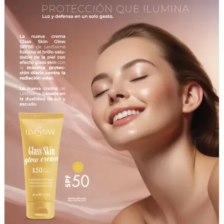 Levissime Glass Skin Glow Cream SPF50 Dnevna zaščita 50ml - 4