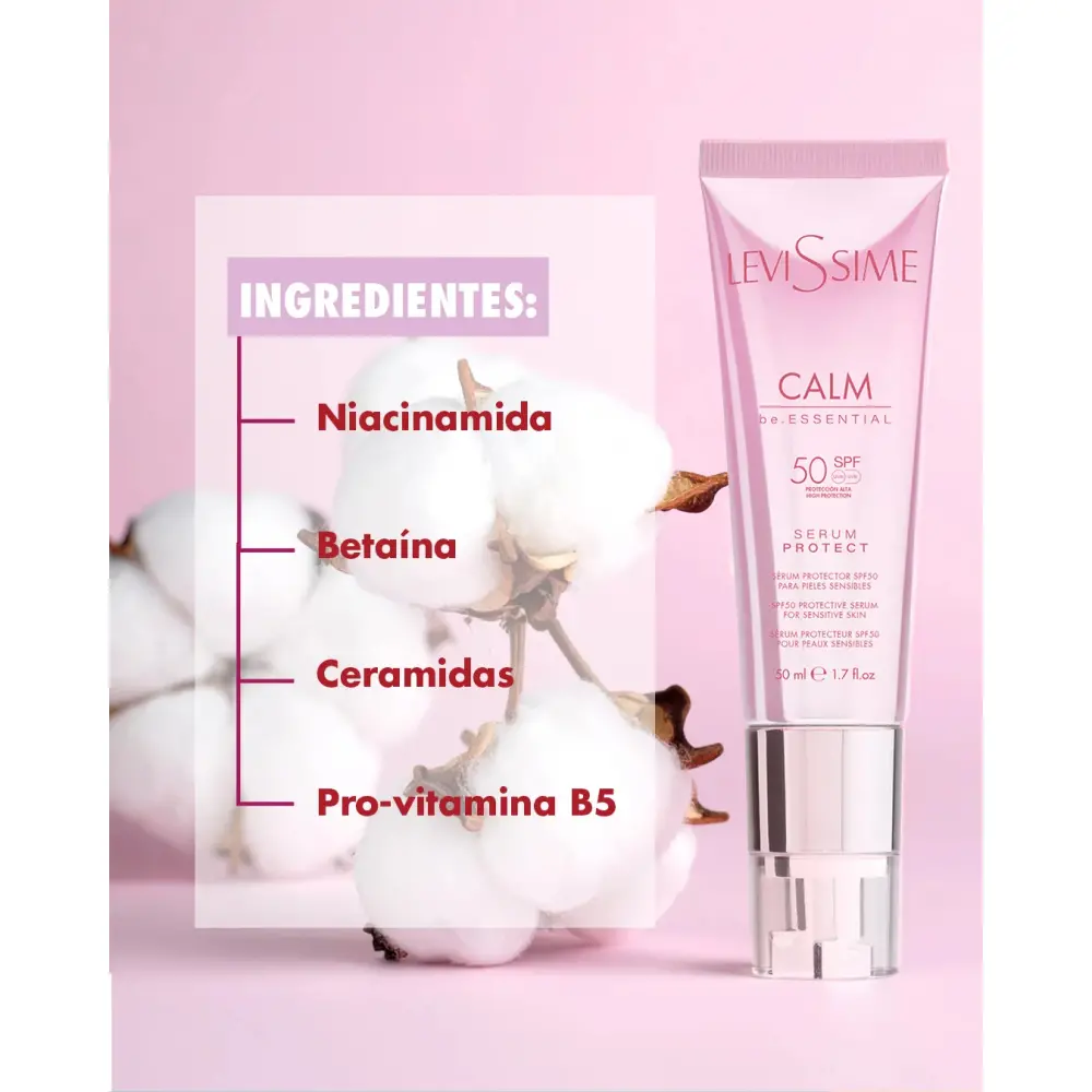 Levissime Calm be.Essential Serum Protector SPF50 para Piel Sensible 50 ml 17,30 € - 4