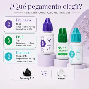 VEKI Oferta 3x2 Pegamentos Pestañas Profi Premium Diamond 73,15 € - 1