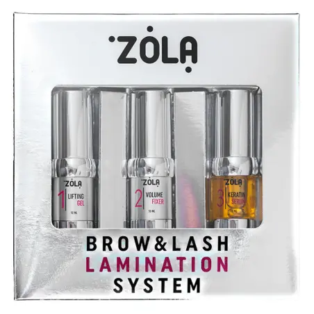 ZOLA Kit de Laminación de Cejas y Pestañas 3x10ml 65,00 € - 1