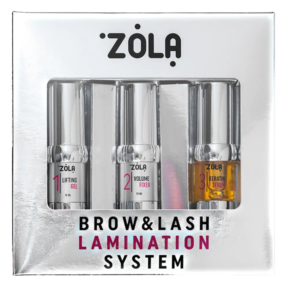 ZOLA Kit de Laminación de Cejas y Pestañas 3x10ml 65,00 € - 1