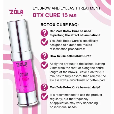 ZOLA Botox Cure para Cejas y Pestañas 15ml 49,00 € - 3