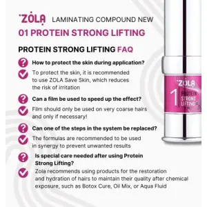 ZOLA Protein Strong Lifting 01 para Cejas y Pestañas 10ml 25,00 € - 1