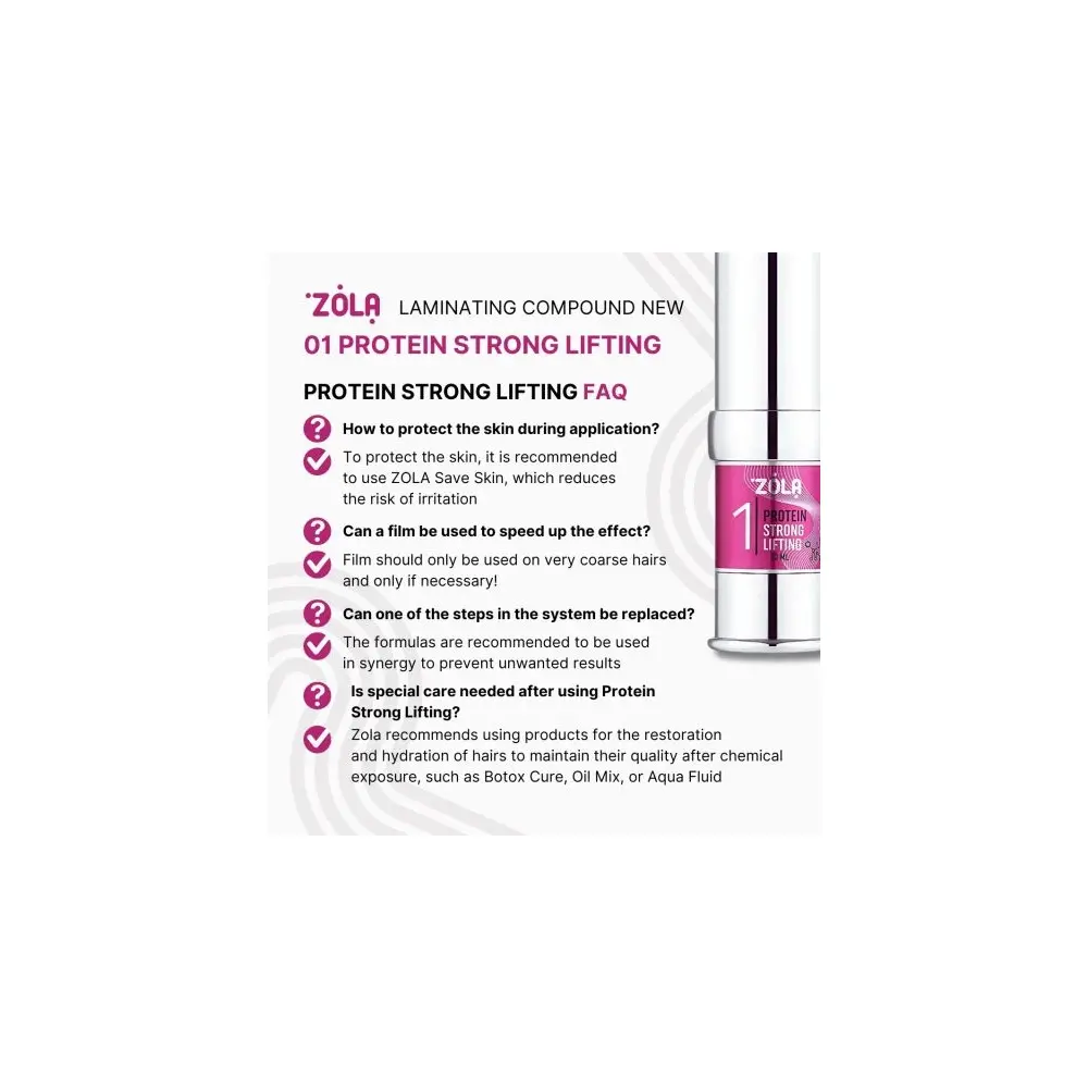 ZOLA Protein Strong Lifting 01 para Cejas y Pestañas 10ml 25,00 € - 2