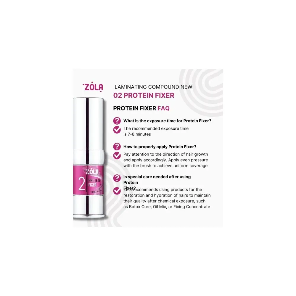 ZOLA Protein Fixer 02 para Cejas y Pestañas 10ml 25,00 € - 2