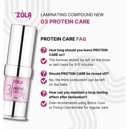 ZOLA Protein Care 03 para Cejas y Pestañas 10ml 23,00 € - 2